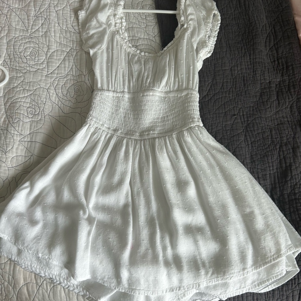 Hollister White Mini Dress